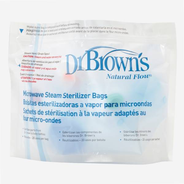 Microwave Steam Sterilizer Bags - Dr. Brown's India Official - #1