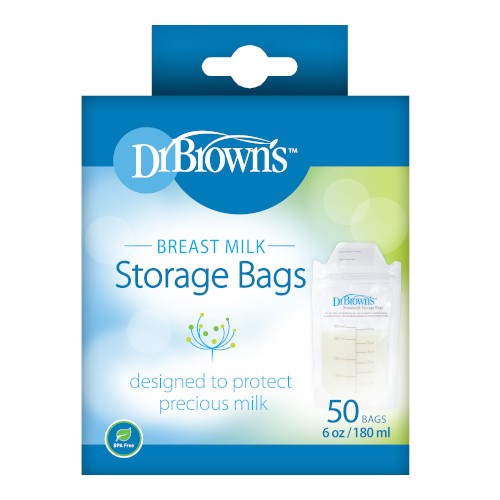 Breast to Bottle Feeding Set and Breastmilk Storage Bags from Dr. Brown's 